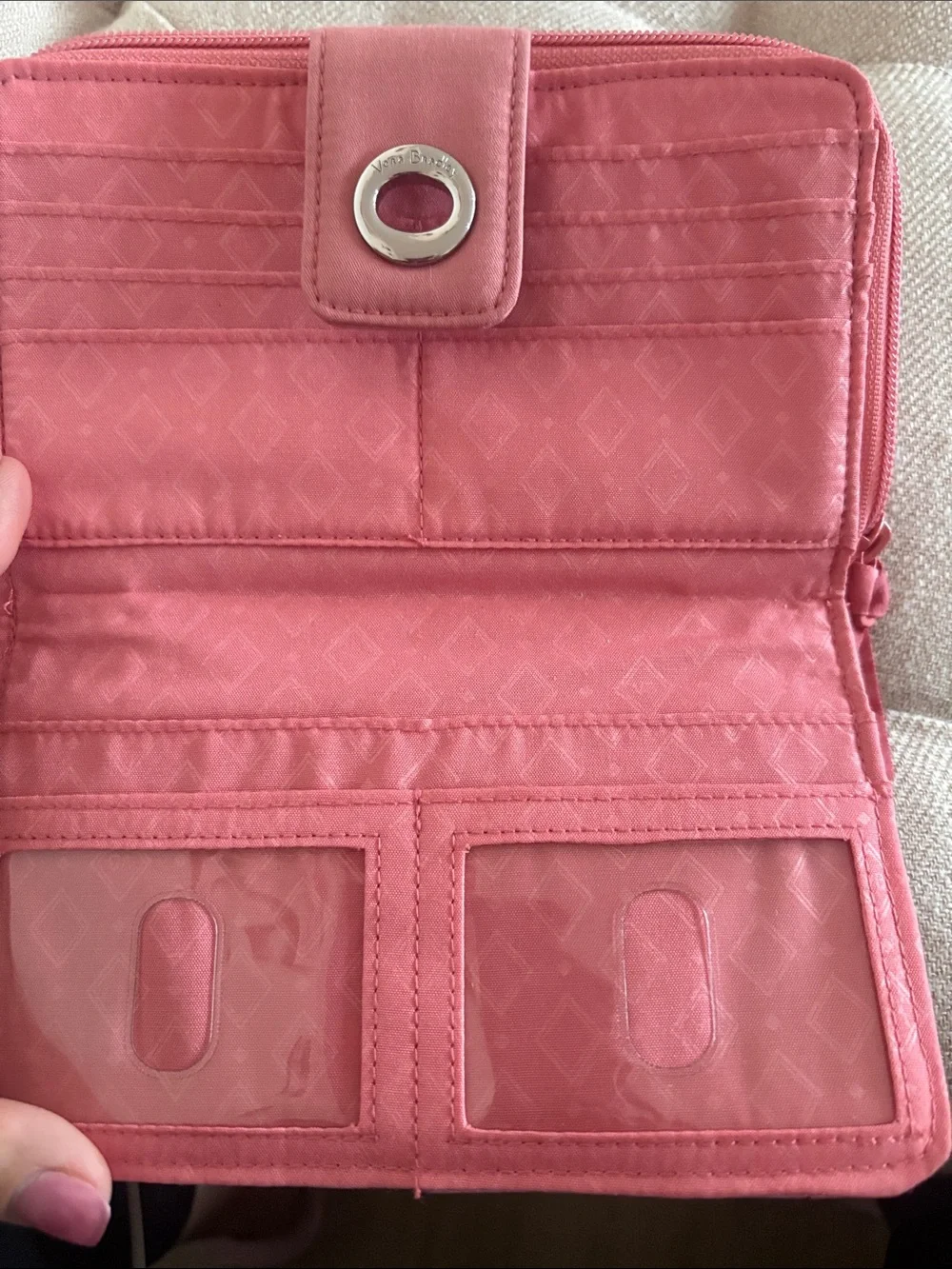 Vera Bradley compact quilted